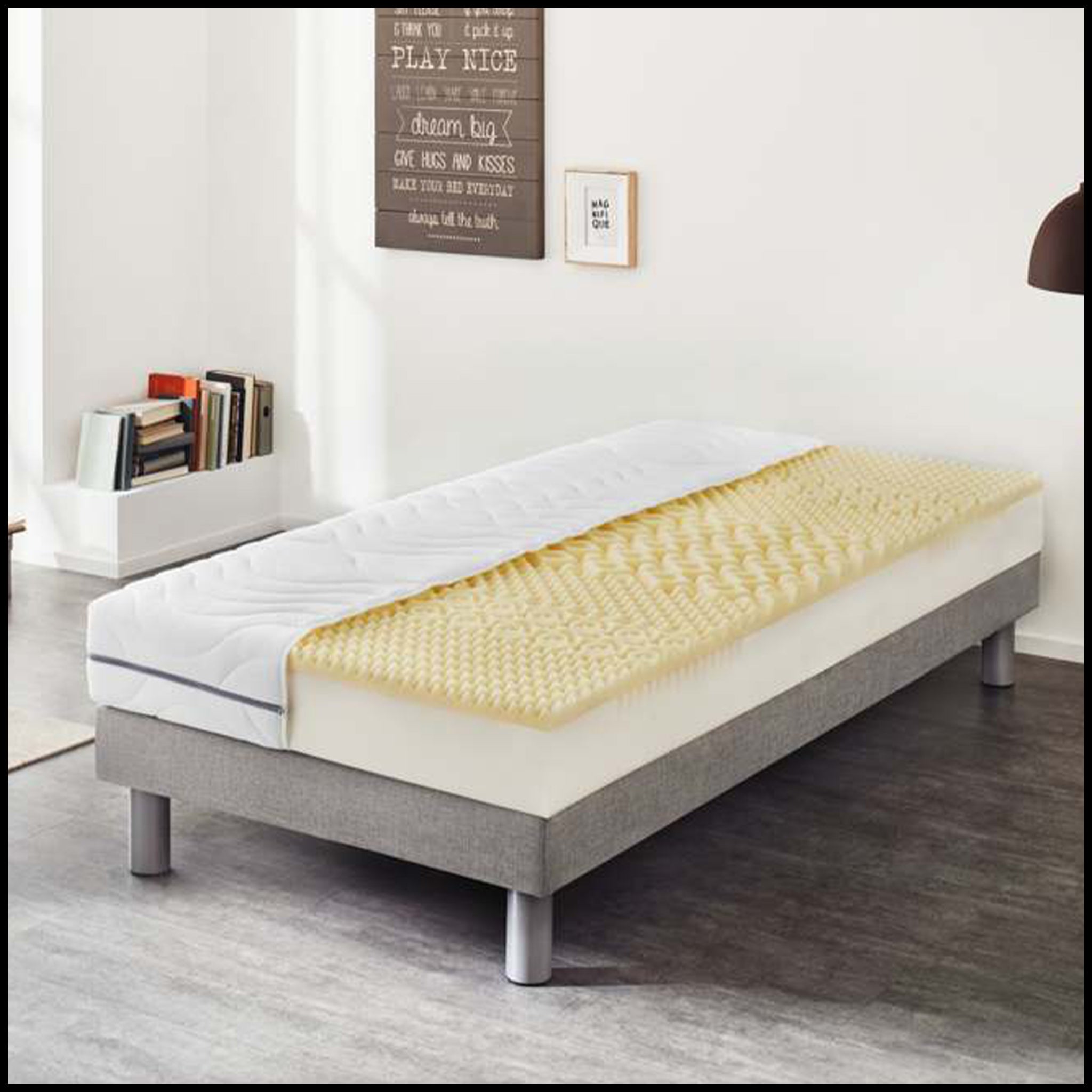 7 Zonen-Viskoelastik-Matratze – Komfortschaum, Visco, 18cm, H3