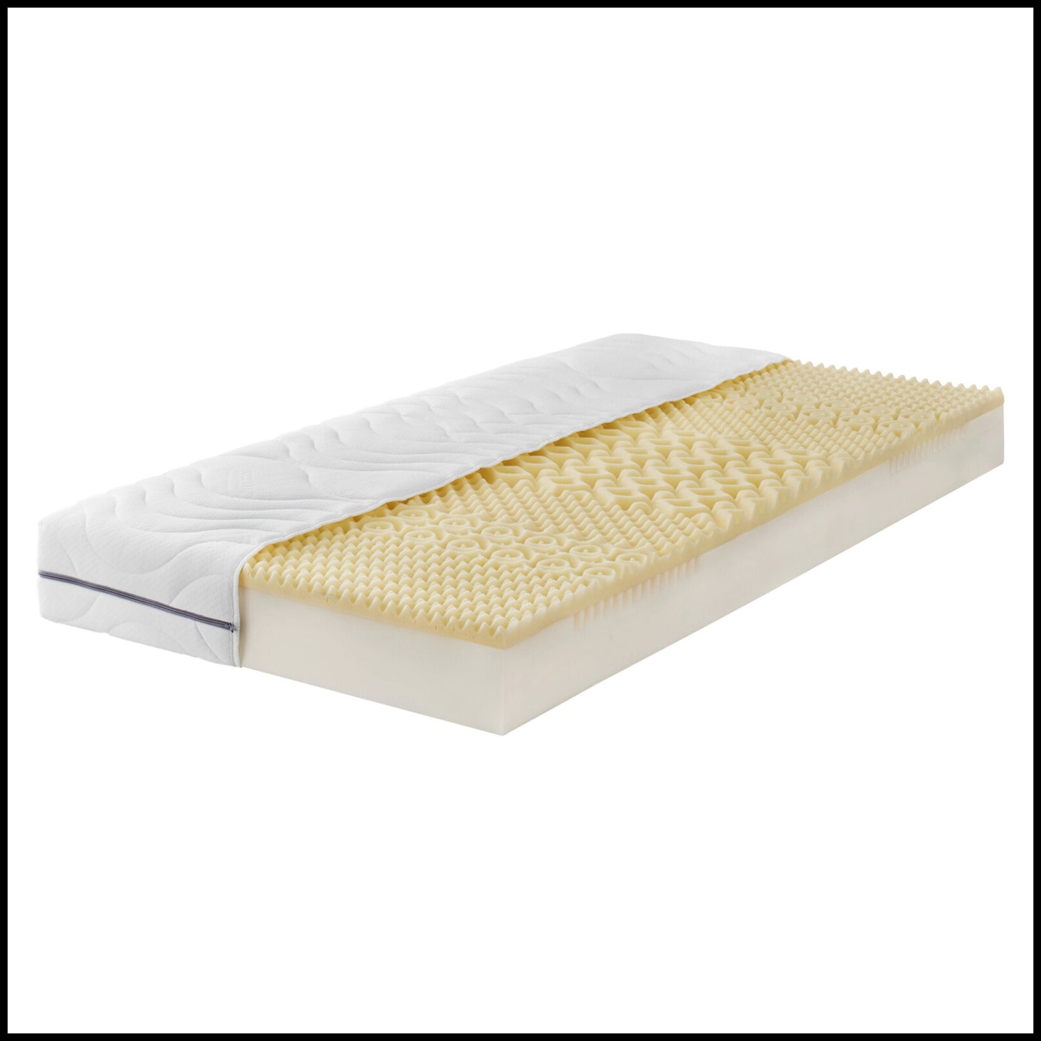 7 Zonen-Viskoelastik-Matratze – Komfortschaum, Visco, 18cm, H3