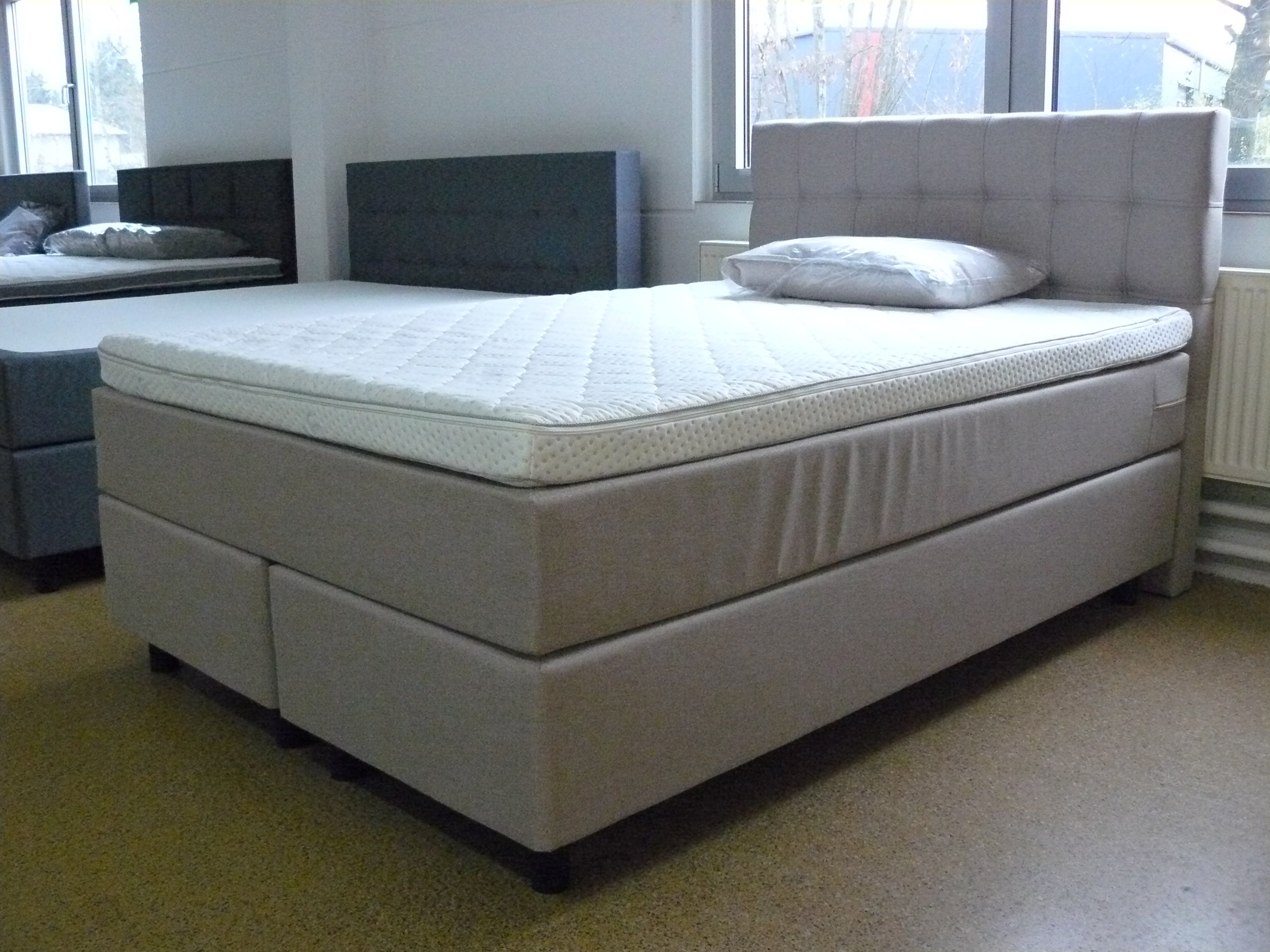 Boxspringbett Amalia 5 Teilig - Beige - 140x200 Bett