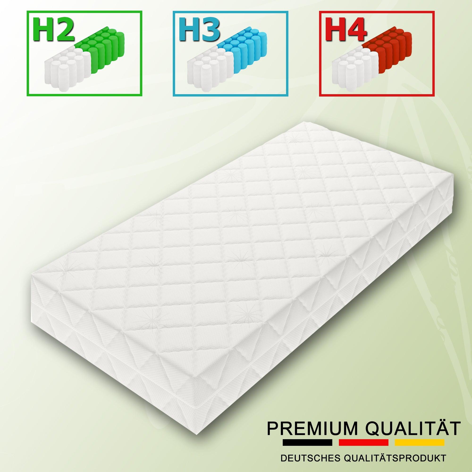 Matratze Tonnentaschenfederkern H2 H3 H4 7 Zonen Allergiker geeignet TFK 23cm